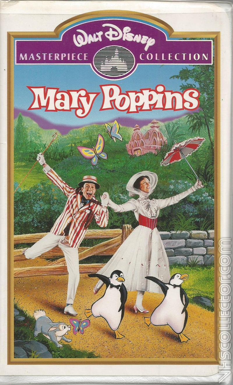 Mary Poppins (VHS, 1965, Clamshell) Masterpiece Collection