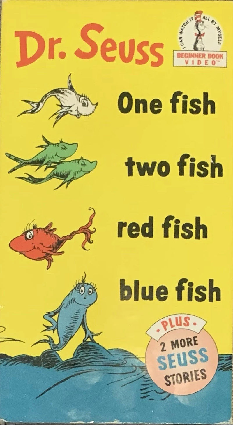 One Fish, Two Fish, Red Fish, Blue Fish (VHS, 1981)