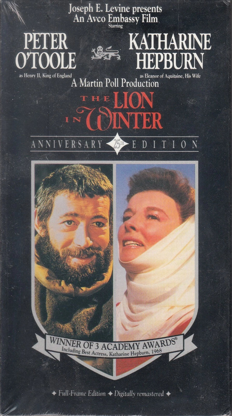 The Lion In Winter (VHS, 1968) 25th Anniversary Edition