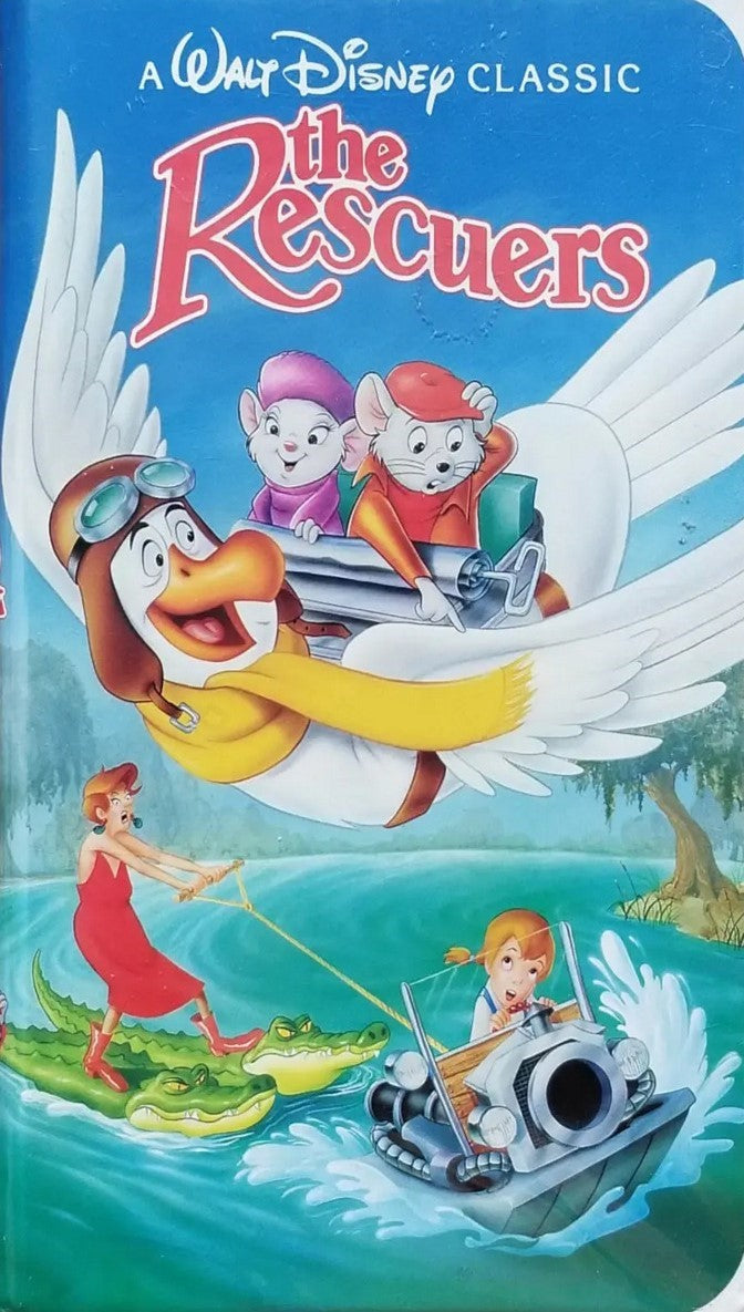 The Rescuers (VHS, 1977, Clamshell)