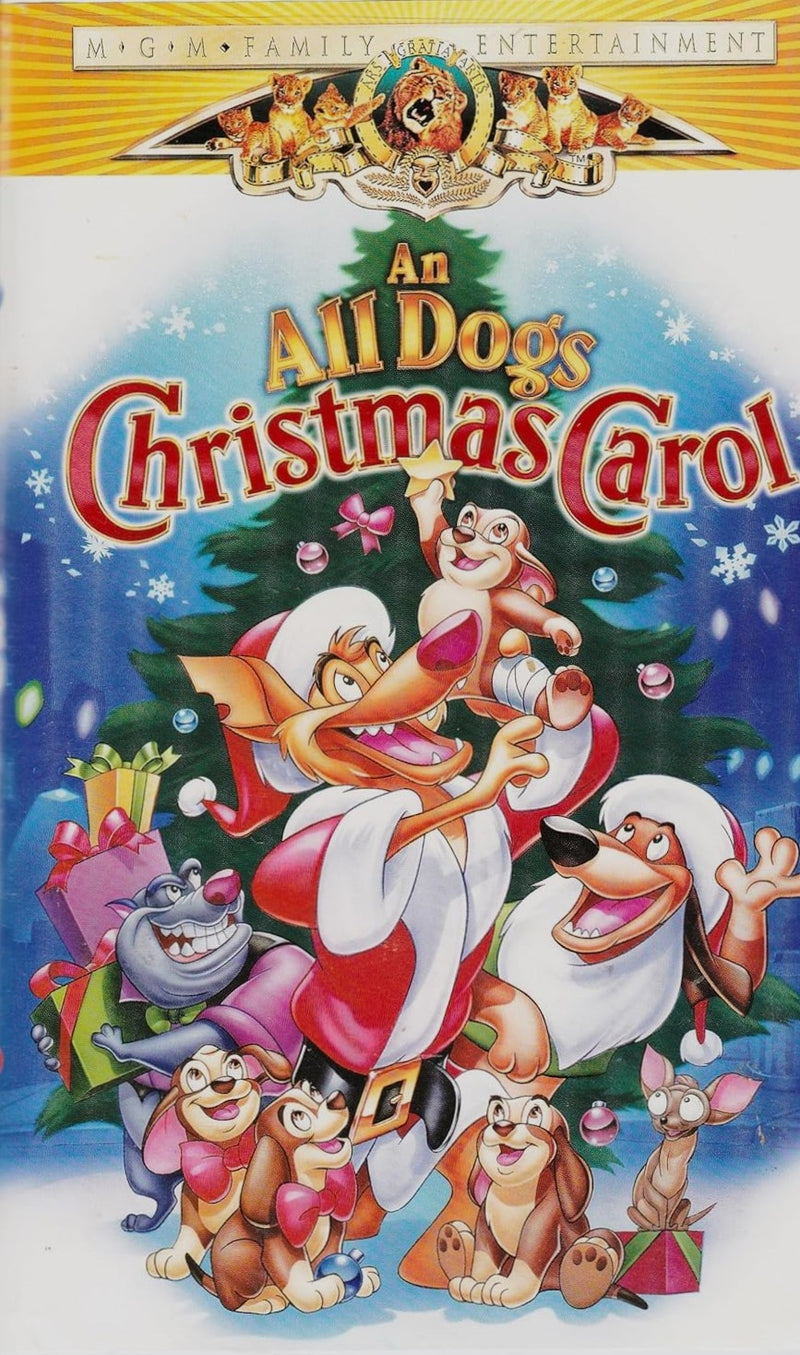 An All Dogs Christmas Carol (VHS, 1998, Clamshell)
