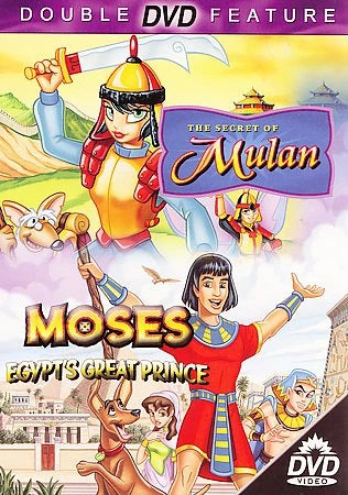 The Secret of Mulan/Moses Egypt’s Great Prince (DVD, 1998)