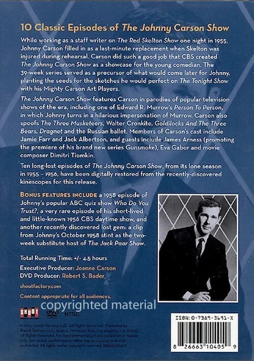 The Johnny Carson Show (DVD, 2007)