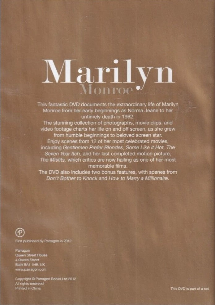 Marilyn Monroe: The Story of Her Iconic Life (DVD, 2012)