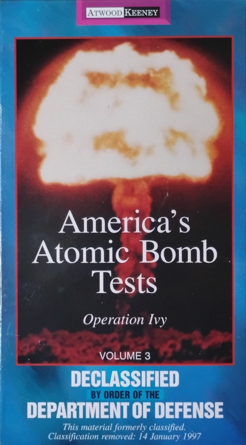 America's Atomic Bomb Tests 1998 (VHS, Volumes 1-7)