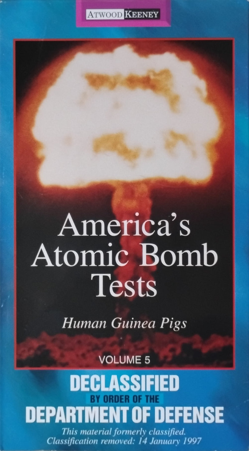 America's Atomic Bomb Tests 1998 (VHS, Volumes 1-7)