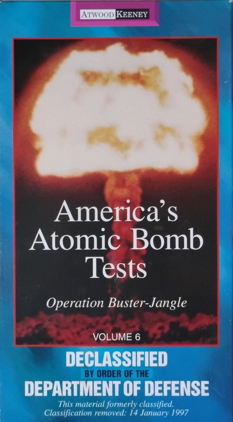 America's Atomic Bomb Tests 1998 (VHS, Volumes 1-7)