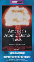 America's Atomic Bomb Tests 1998 (VHS, Volumes 1-7)