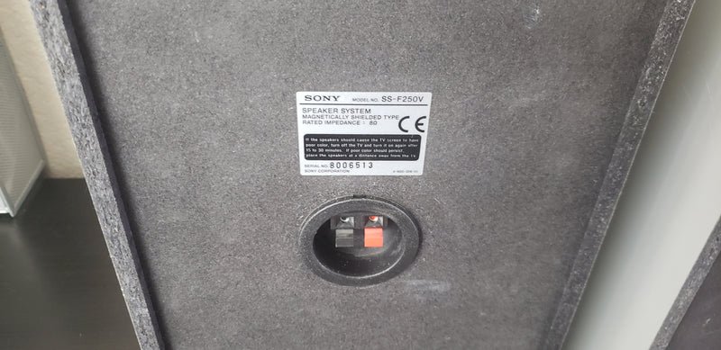 Pair (2) of Sony SS-F250V Speakers