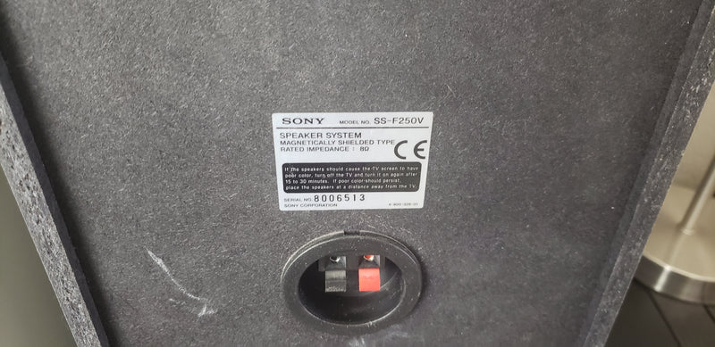 Pair (2) of Sony SS-F250V Speakers