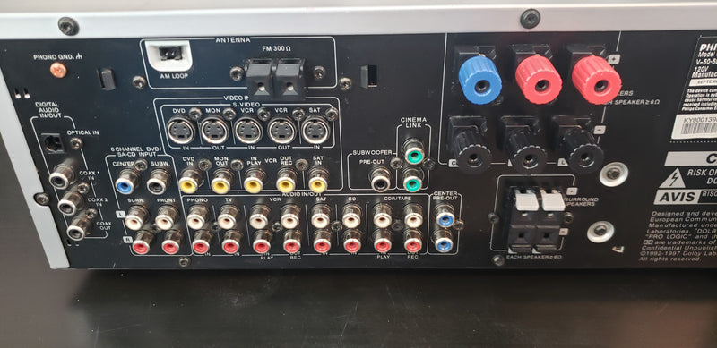 Philips FR 968 Digital Cinema Surround Center 5.1 Home Theater System with Remote Control