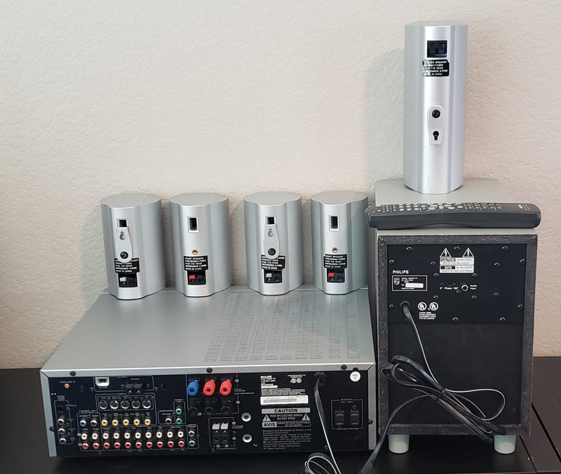 Philips FR 968 Digital Cinema Surround Center 5.1 Home Theater System with Remote Control