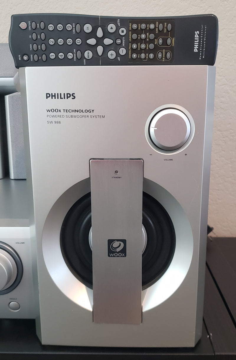 Philips FR 968 Digital Cinema Surround Center 5.1 Home Theater System with Remote Control