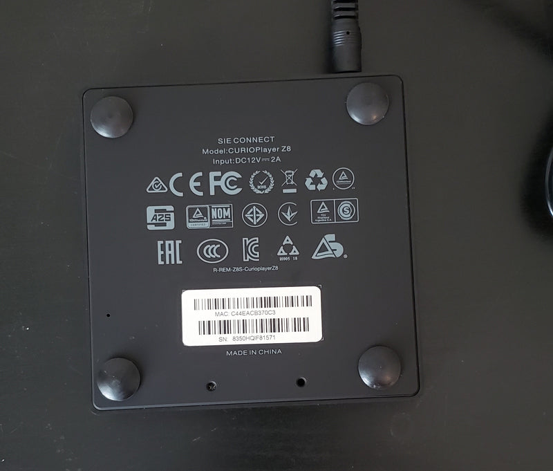 PlayNetwork Curio Player Z8 Compact & Secure Music Player