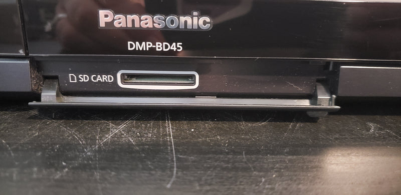 Panasonic DMP-BD45 Blu Ray/DVD Disc Player with Remote Control & Manual