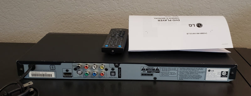 LG DN798 1080p Upconverting DVD Player HDMI USB w/Remote Control & Manual