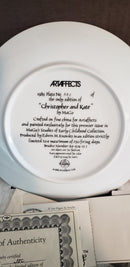"Christopher and Kate" by MaGo - Collector Plate
