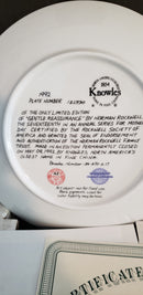 "Gentle Reassurance" by Norman Rockwell - Collector Plate