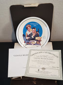 "Gentle Reassurance" by Norman Rockwell - Collector Plate