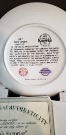 "Grandma's Surprise" by Norman Rockwell - Collector Plate