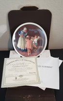 "Grandma's Surprise" by Norman Rockwell - Collector Plate