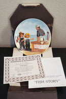 "Fish Story" by Jeanne Down - Collector Plate