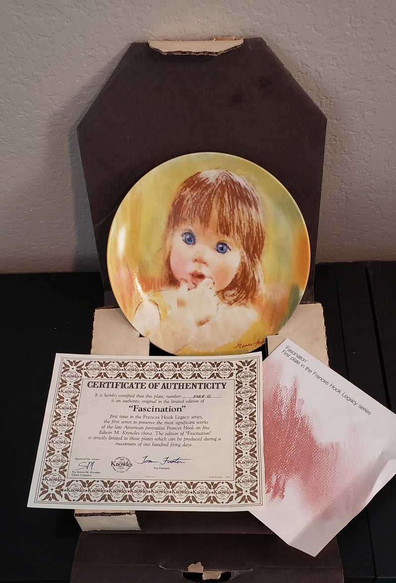 "Fascination" by Frances Hook - Collector Plate