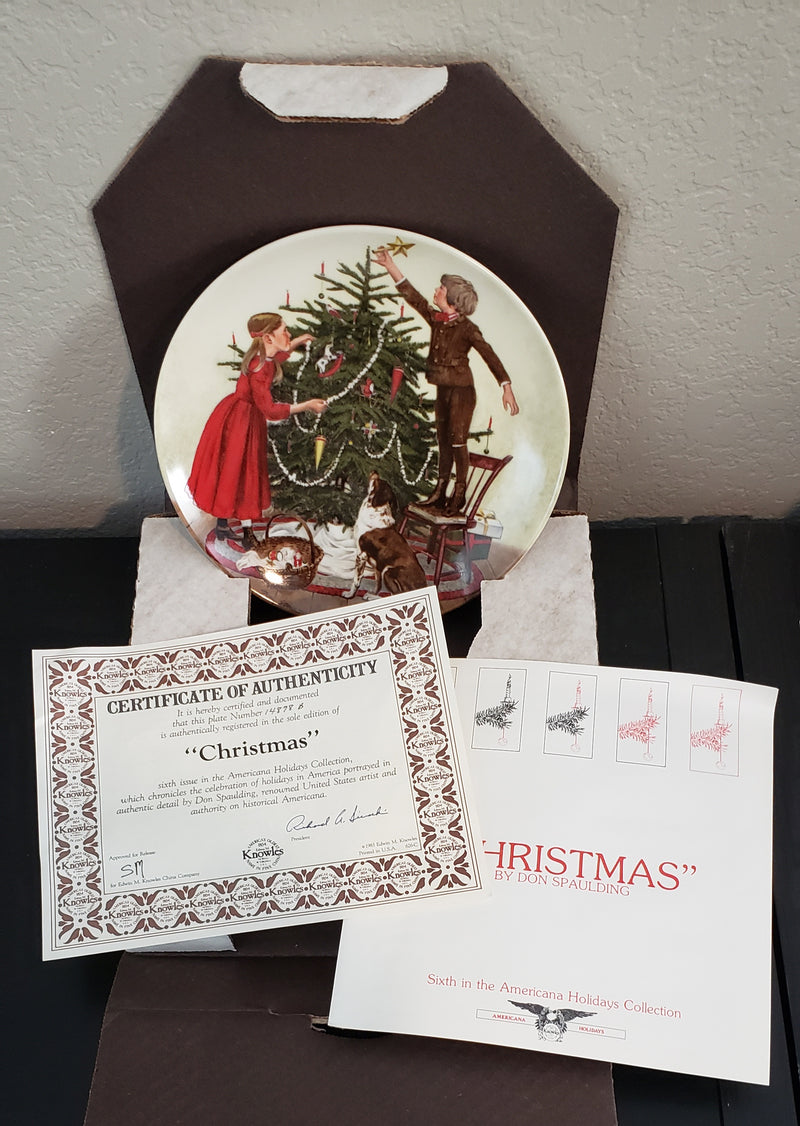 "Christmas" by Don Spaulding - Collector Plate