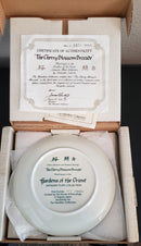 "The Cherry Blossom Brocade" by Shunsuke Suetomi - Collector Plate