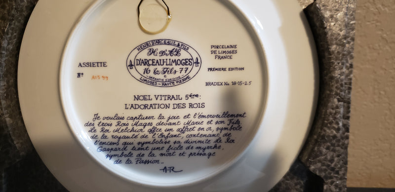 "The Adoration of Kings" by Andre Restieau - Collector Plate