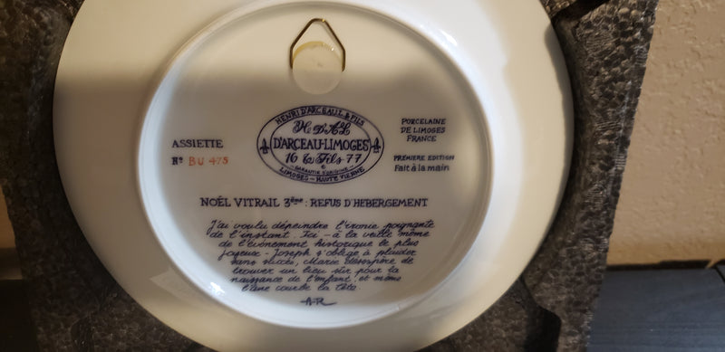 "No Room at the Inn" by Andre Restieau - Collector Plate