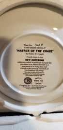 "Master of the Chase" by Robert R. Copple - Collector Plate