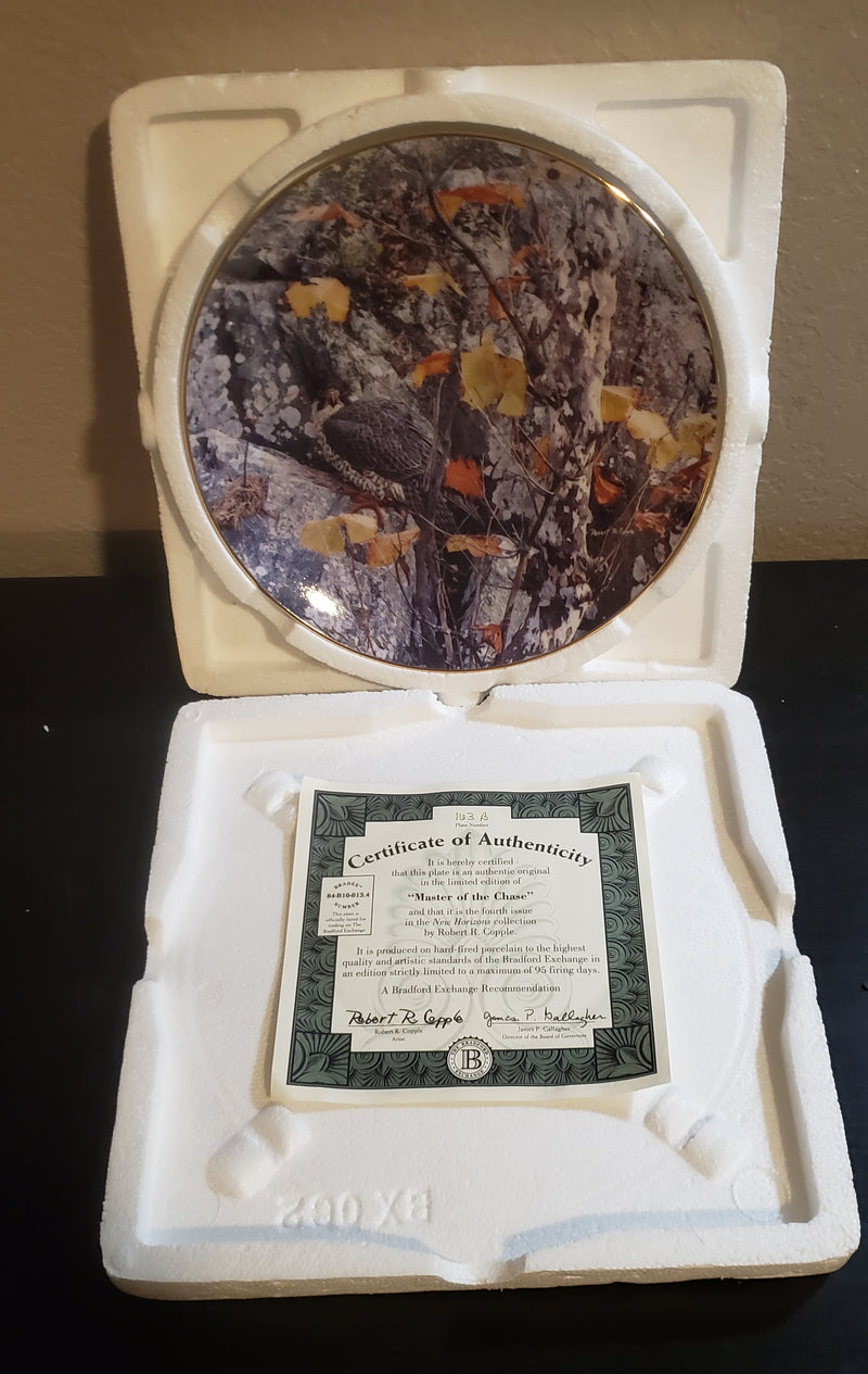 "Master of the Chase" by Robert R. Copple - Collector Plate