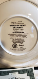 "Wings of Snowy Grandeur" by Robert R. Copple - Collector Plate