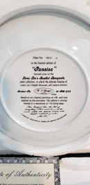 "Pansies" by Lena Liu - Collector Plate