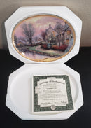 "Lamplight Lane" by Thomas Kinkade - Collector Plate