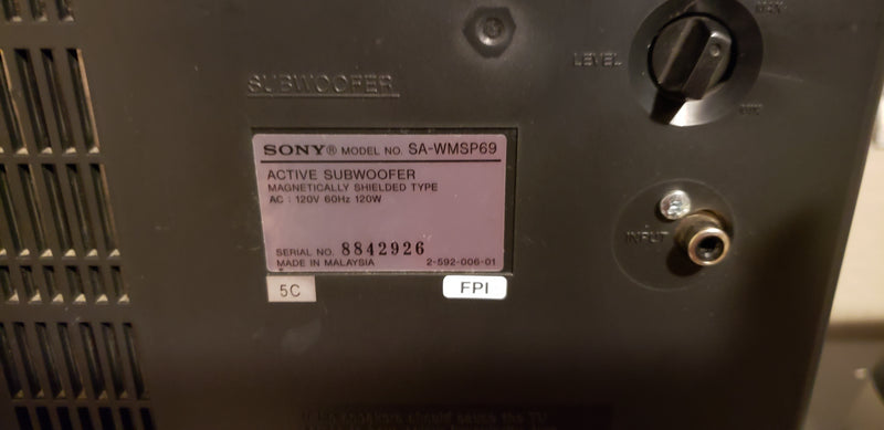 Sony 6.1 Home Theater Speaker System
