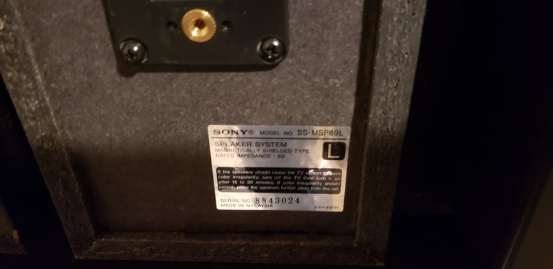 Sony 6.1 Home Theater Speaker System