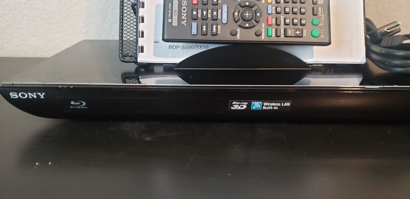 Sony BDP-BX59 3D Blu-Ray Player with WIFI- Includes HDMI Cable & Remote Control