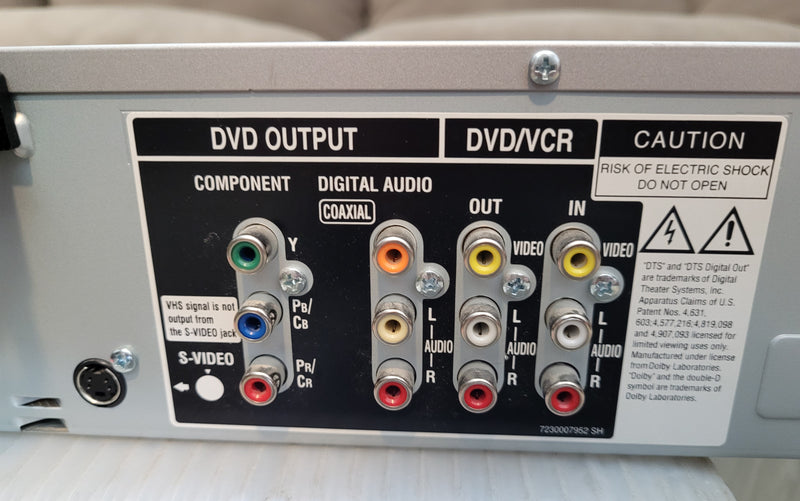 Toshiba SD-V393SU1 DVD VCR Combo Player VHS Video Cassette Recorder with Remote Control & Manual