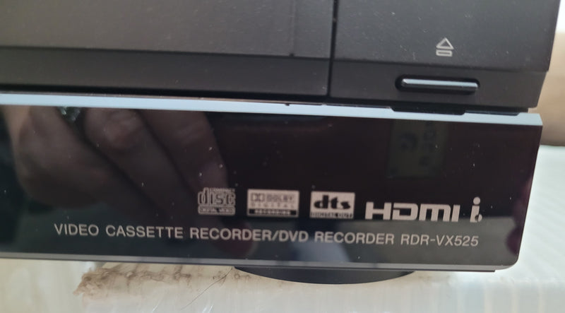 Sony RDR-VX525 VCR/DVD Recorder/Player with Remote Control & Manual