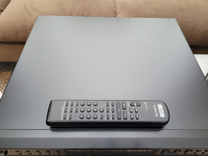 Sony CDP-CE375 5 Disc CD Changer Player with Remote Control & Manual