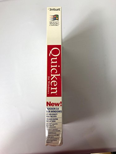 Quicken (for Windows, Version 3), '93, 2 3.5 Diskettes and Usesr's Guide - Repeats4U
