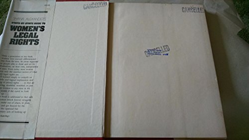 Shana Alexander's State-by-State Guide to Women's Legal Rights - Repeats4U