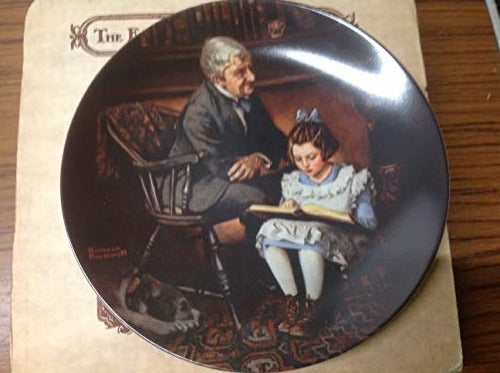 "The Young Scholar" (Norman Rockwell Collector's Plate) - Repeats4U