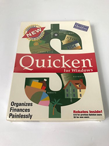 Quicken (for Windows, Version 3), '93, 2 3.5 Diskettes and Usesr's Guide - Repeats4U