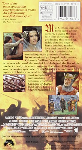 Braveheart [VHS] - Repeats4U