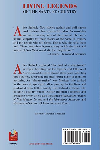 Living Legends Of The Santa Fe Country: A Collection Of Southwestern Stories - Repeats4U