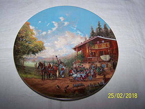 Bradford Exchange Seltmann Weiden Rast im Gasthof Luckels idyllisches Dorfleben Stop at the Village Inn CP533 - Repeats4U