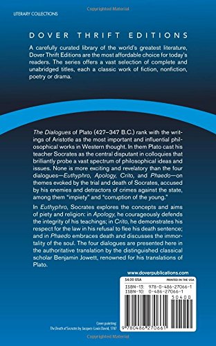 The Trial and Death of Socrates: Four Dialogues (Dover Thrift Editions) - Repeats4U